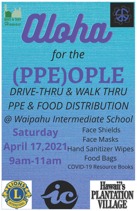 PPE and Food Distribution (04/17/2021)