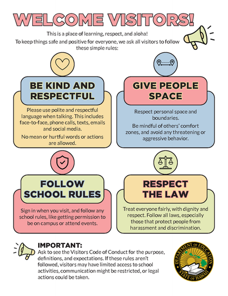 Visitor Code of Conduct