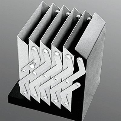 Miniaturbild: Prospektständer Quick-Stand 5xA4 Fächer inkl. Tragtasche schwarz