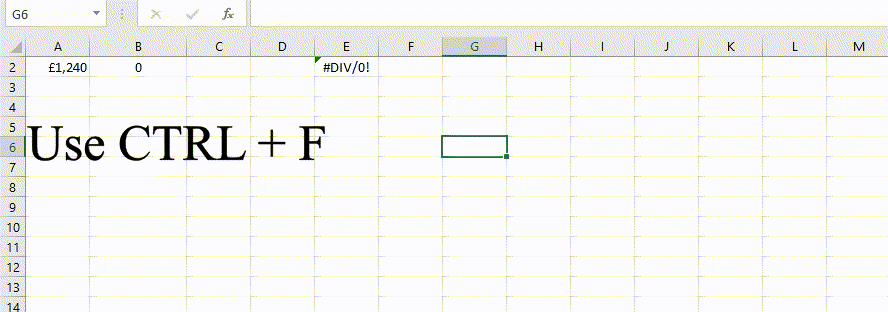 Finding and fixing an error with IFERROR