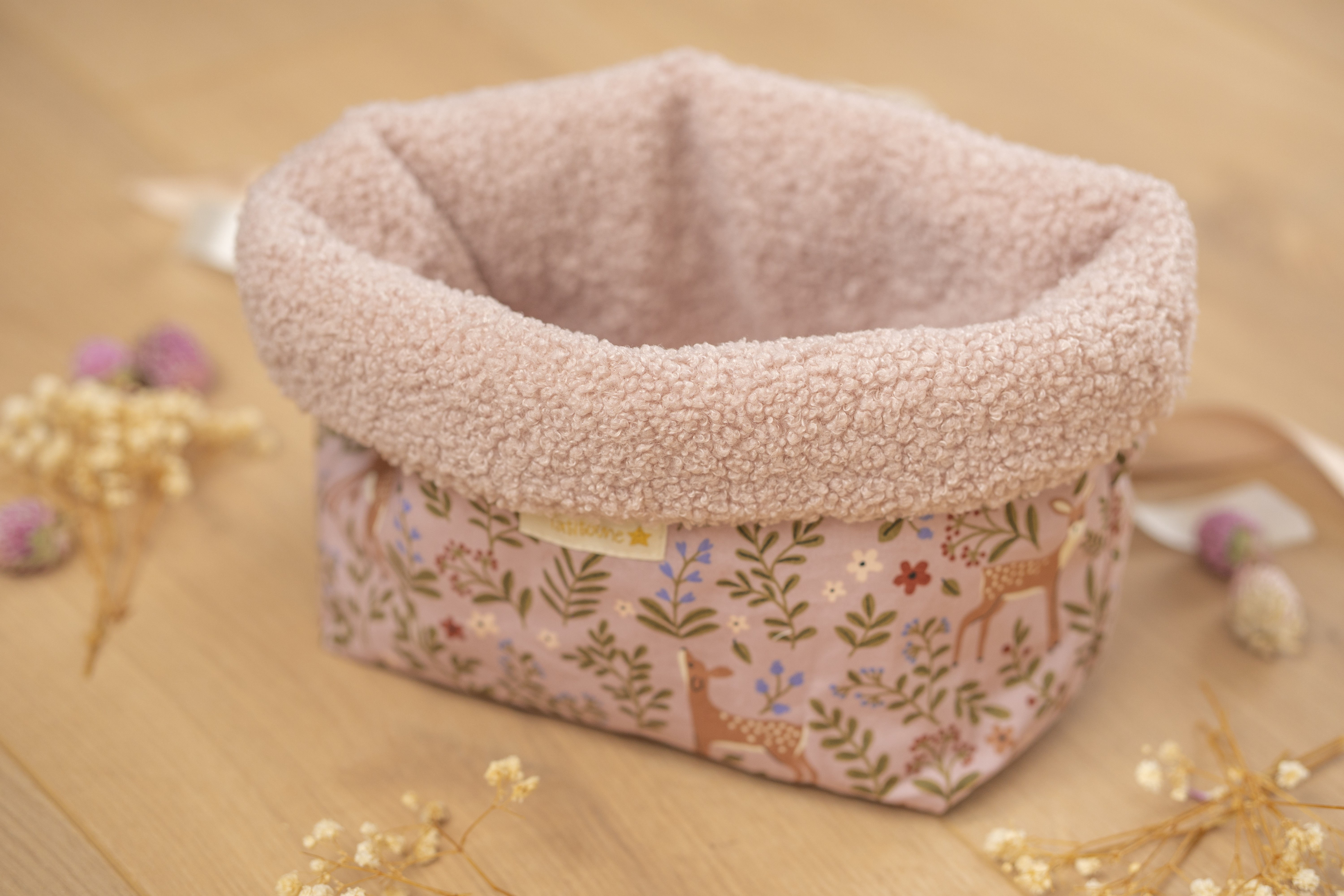 Panier - little forest/rose