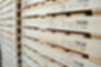 stamp and mark on pallet
