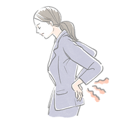 腰の痛い女性