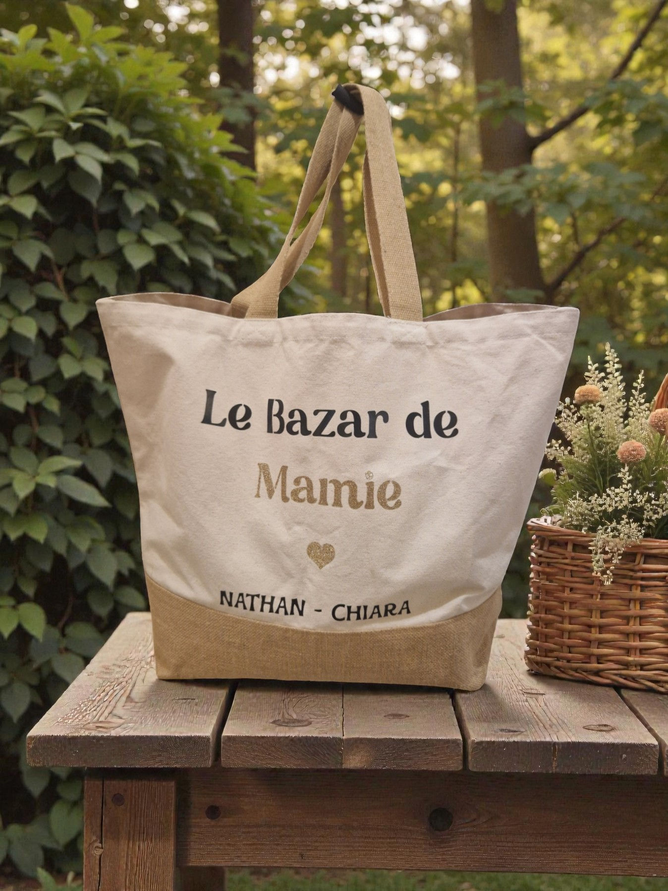Grand sac de plage Le Bazar de Mamie