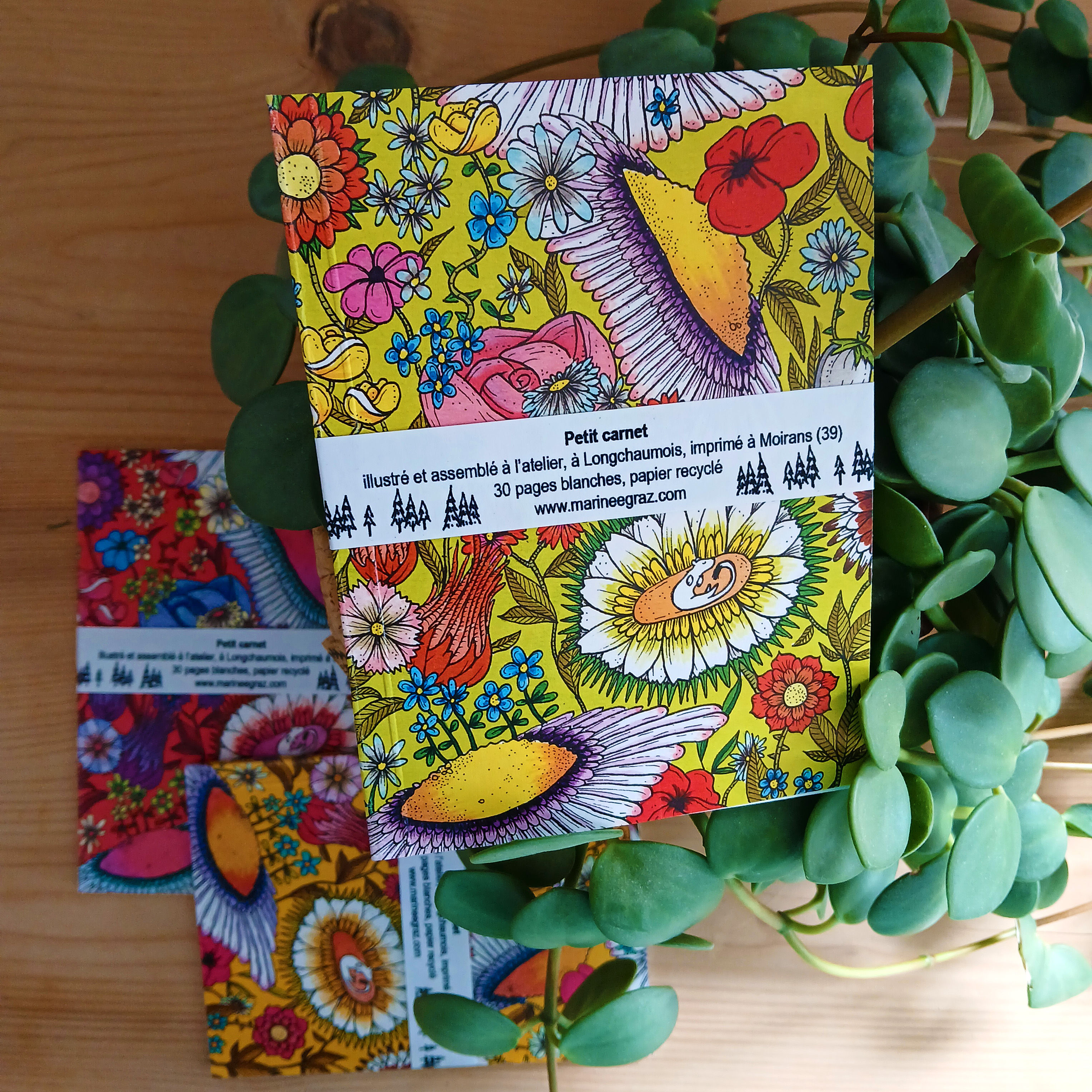 Carnet A6 La Sieste - version verte