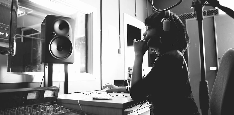 Woman in a Studio