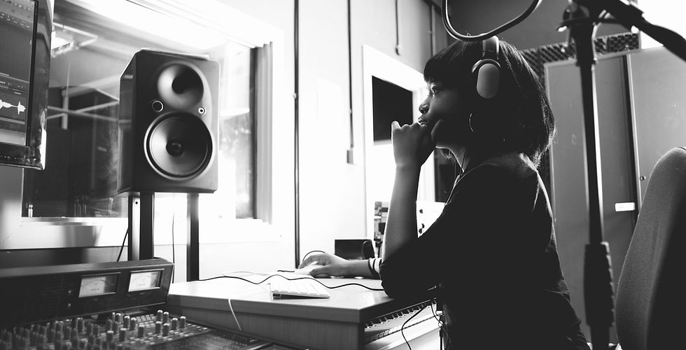 Woman in a Studio