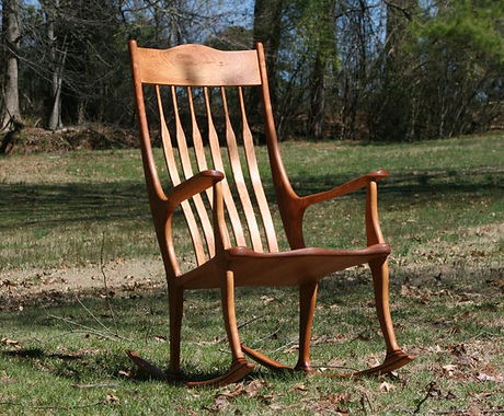 Cherry rocking chair