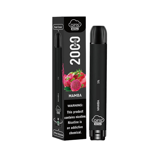 Airis Mega Mamba 2000 Puff Disposable Vape 5% | Emberz Smoke Shop Airis Mega Mamba 2000 Puff Disposable Vape 5% | Emberz Smoke Shop