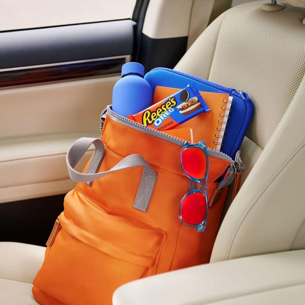 Thumbnail: Reese's Oreo peanut butter cups candy pack inside backpack snack setup