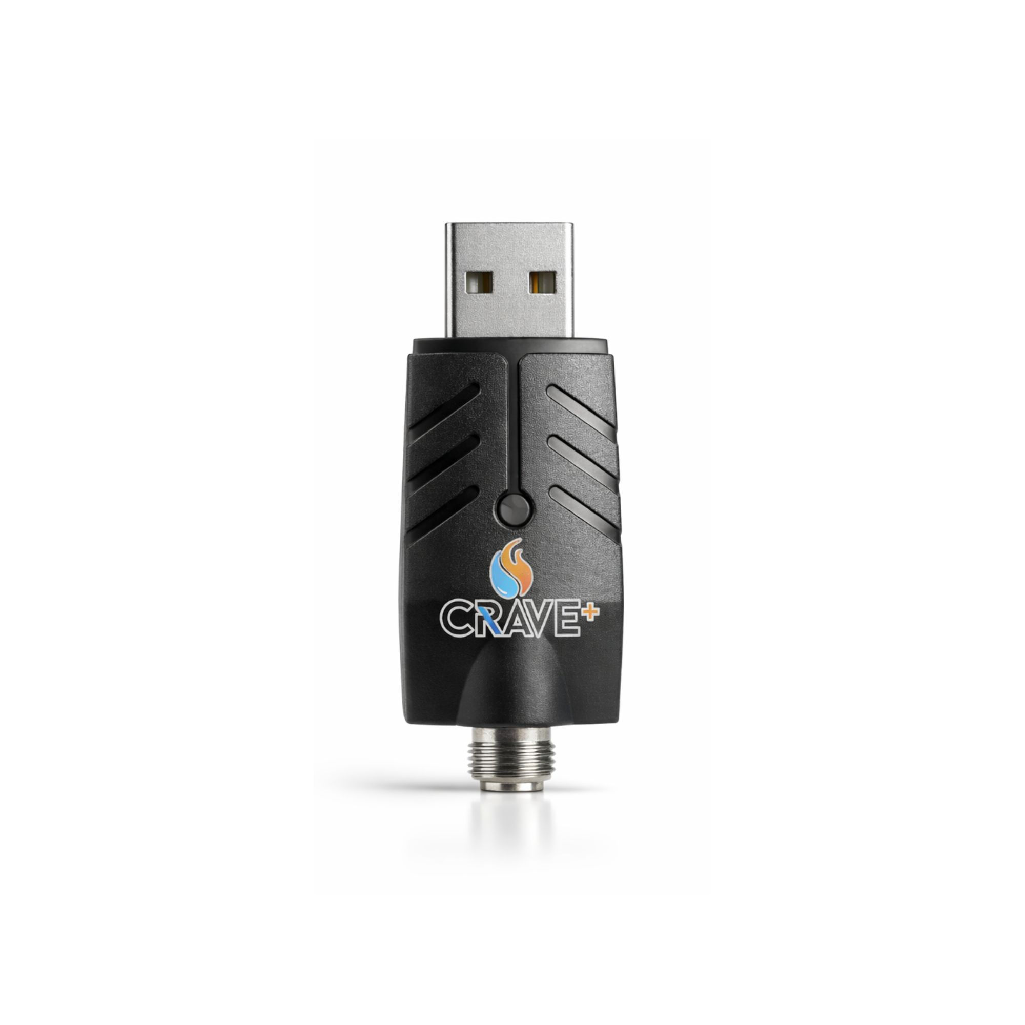 Crave Smart USB Charger 510 thread front view showing USB connector and charging port