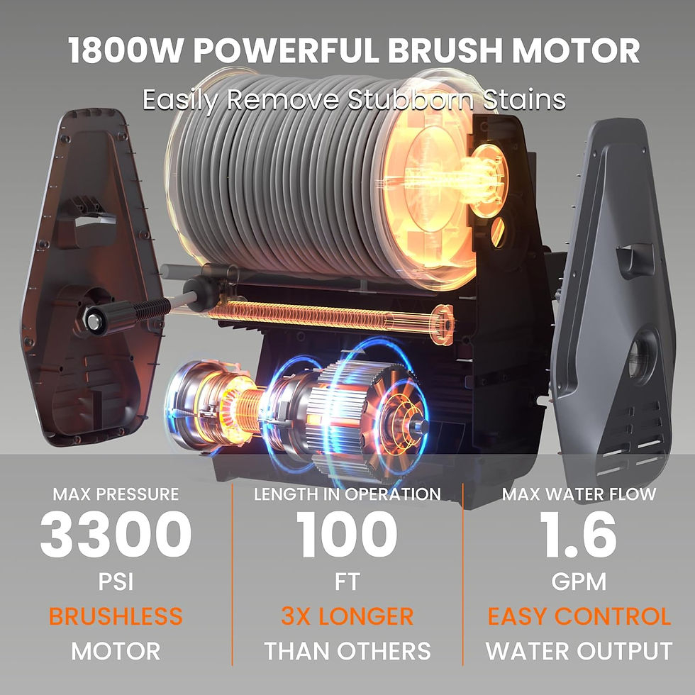 Thumbnail: Giraffe Tools Grandfalls Pressure Washer PRO, Max 3300 PSI, 1.6 GPM, Electric Wa