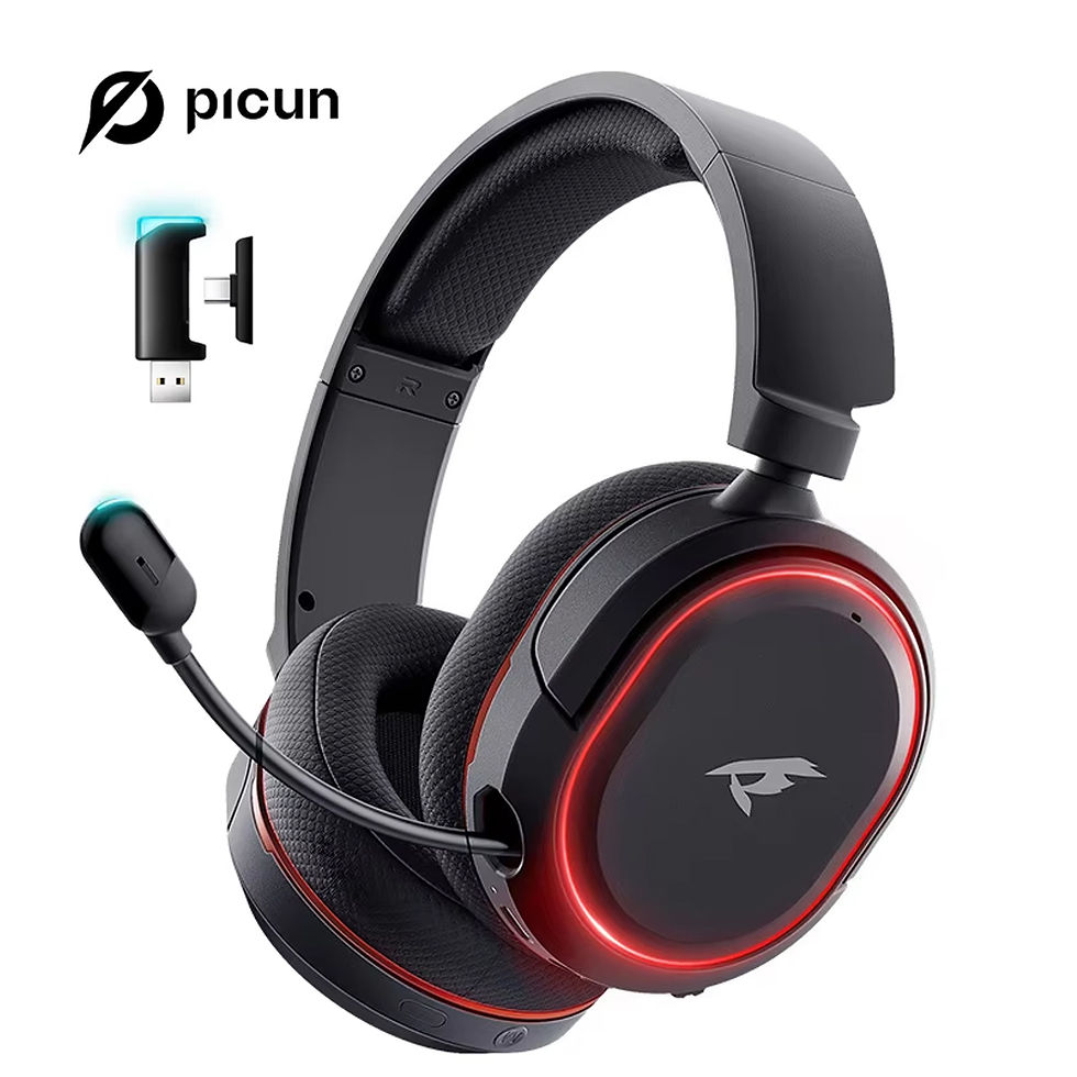 Thumbnail: Picun G2 2.4G Wireless Gaming Headset Bluetooth Headphones 5ms Low Latency 7.1 S
