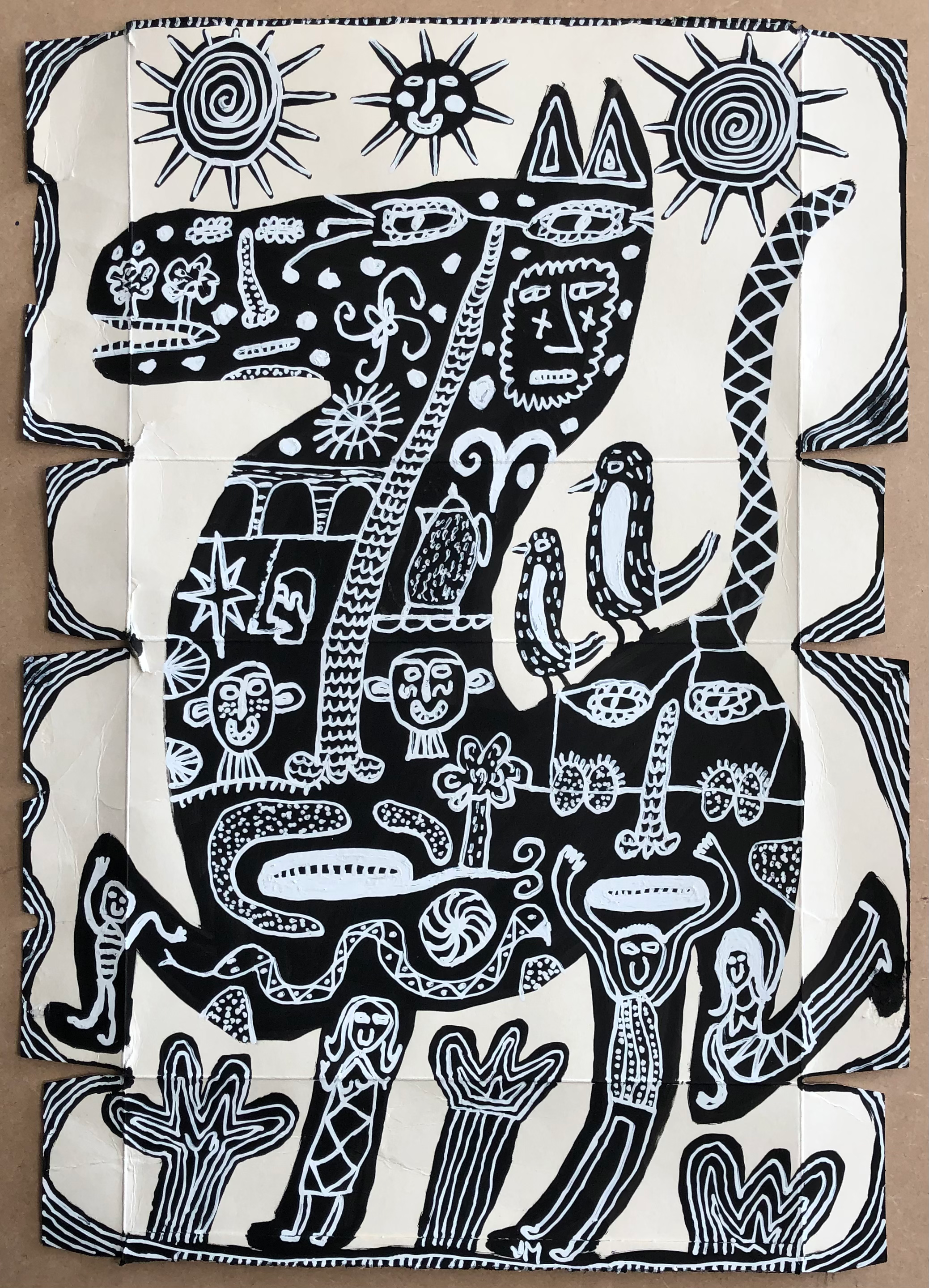 A Scene From Nature. 21.25” x 15.25”.