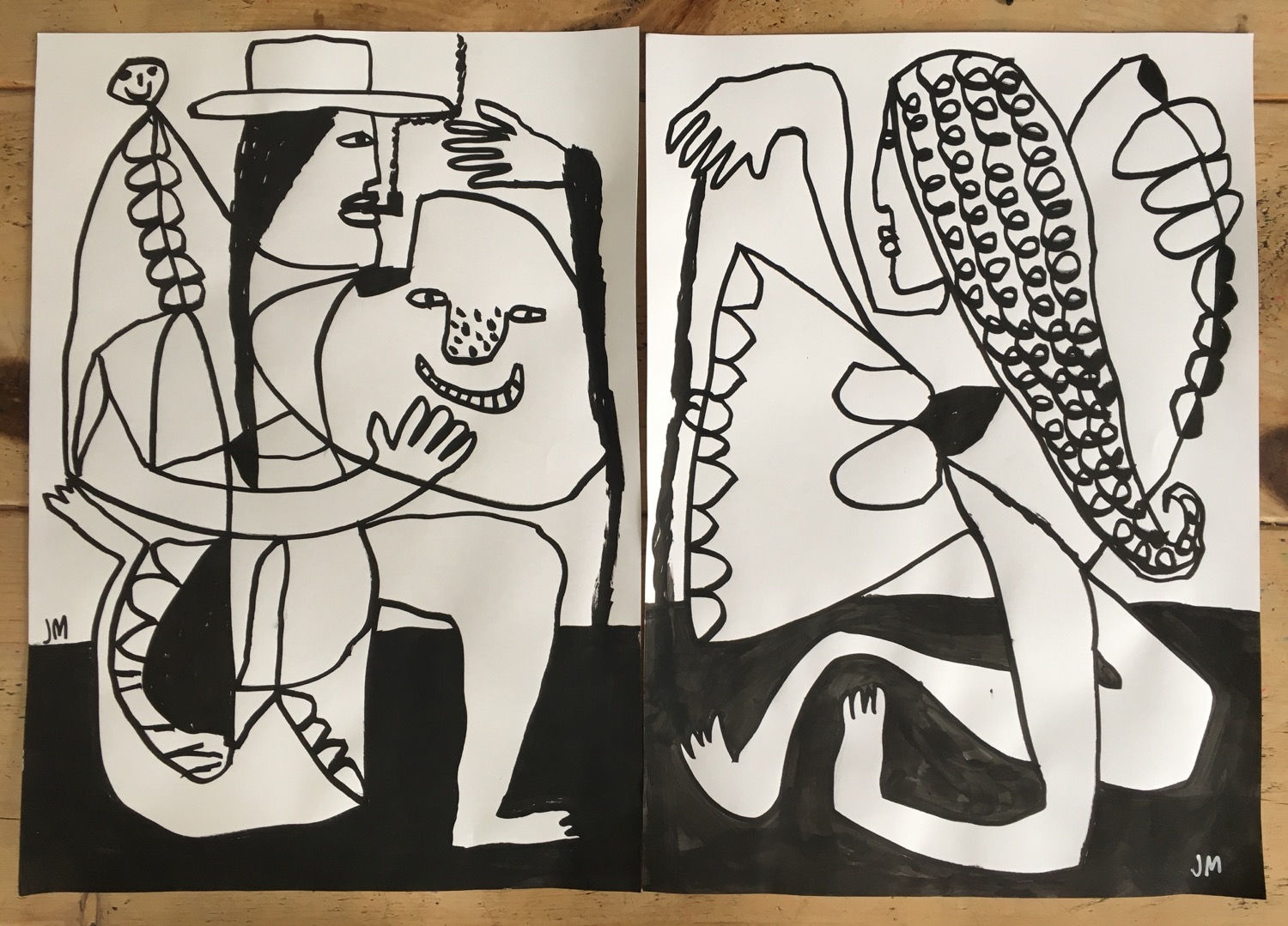 No title. 33” x 23.5”