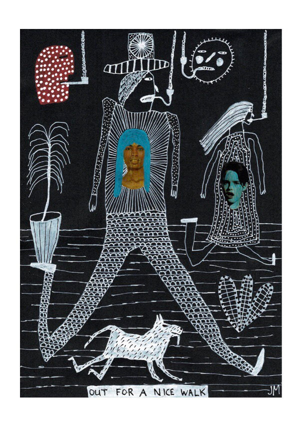 Out For A Nice Walk. Print.