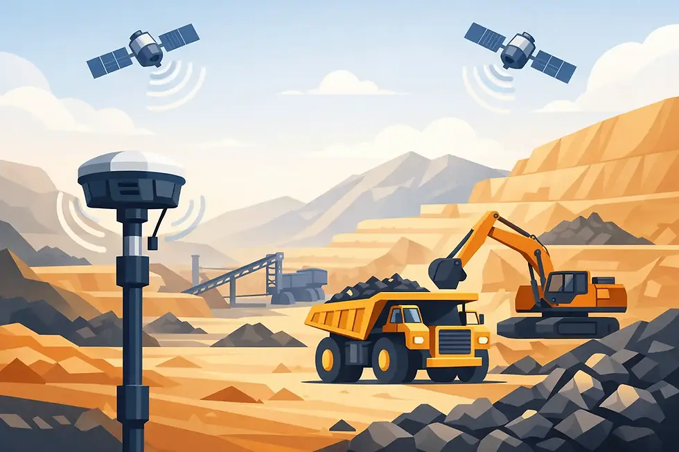 Qual GNSS RTK para mineração vale a pena?