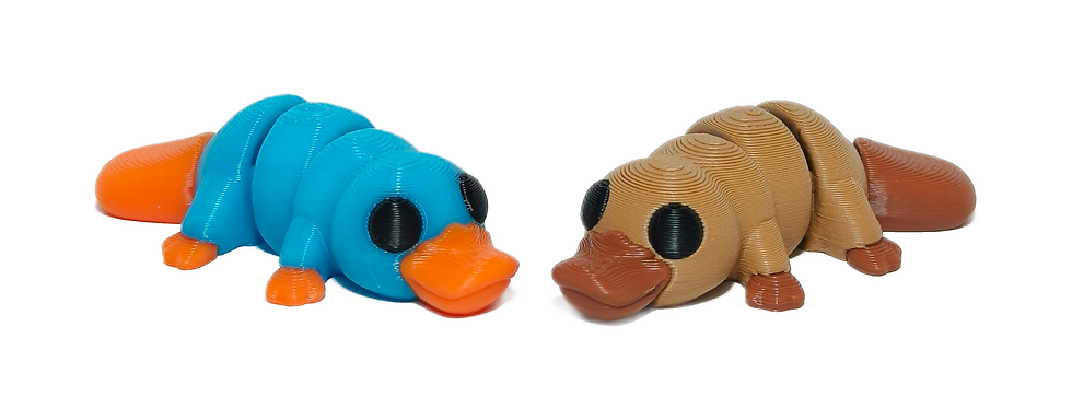 Thumbnail: Mini Platypus Brown/Blue