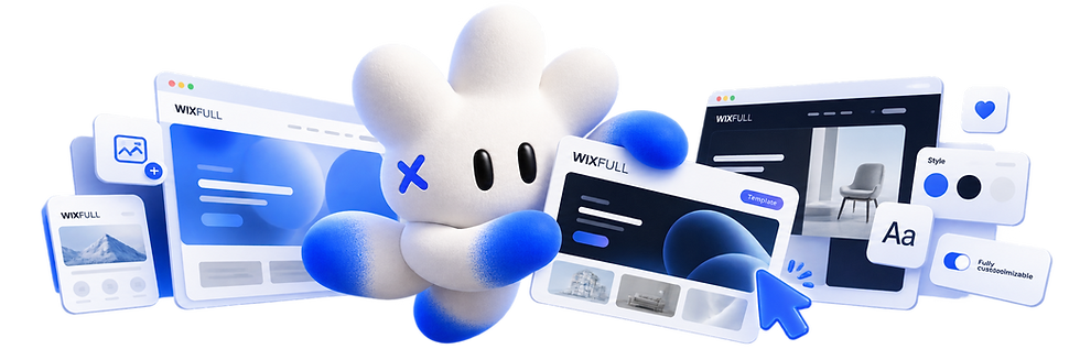 Wooffy with premium Wix Studio templates, responsive website previews and customizable layouts