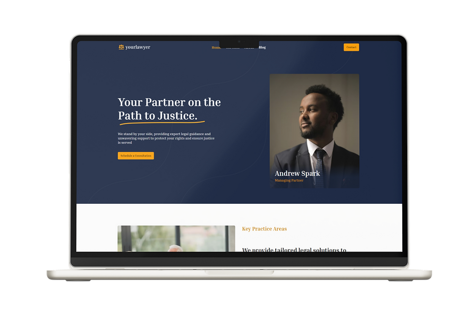A modern, trust-first Wix Studio template crafted for law firms and legal advisors.