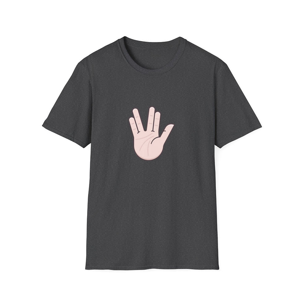 Thumbnail: Vulcan Greeting TShirt for Star Trek Fans