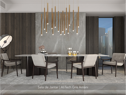 Sala de Jantar - AliTech Gris Amani
