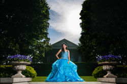 quinceanera photo in cantigny park