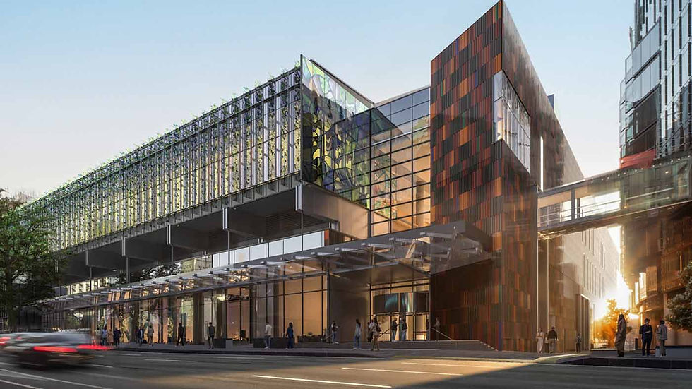 NZICC and Horizon Hotel exterior showing a landmark Auckland public building with large fire rated steel door systems.