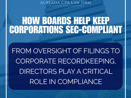 Board Responsibilities in Ensuring SEC Compliance in the Philippines