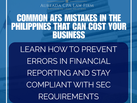 Audited Financial Statements Philippines: Common Mistakes Companies Make