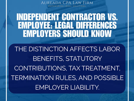 Independent Contractor vs. Employee in the Philippines: Legal Differences Employers Must Know