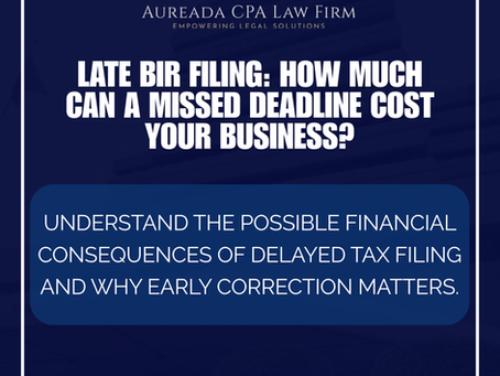 What Happens If You Miss a BIR Filing Deadline in the Philippines?