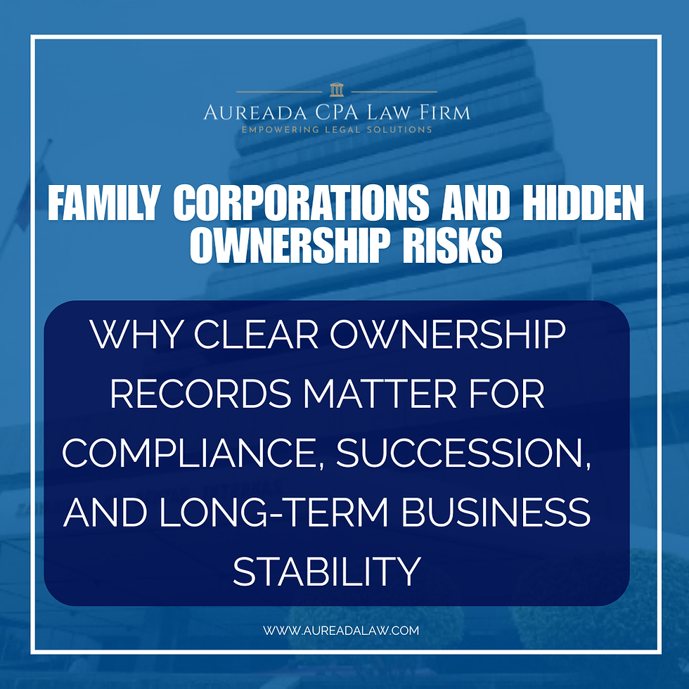 Family Corporations and Hidden Ownership Risks