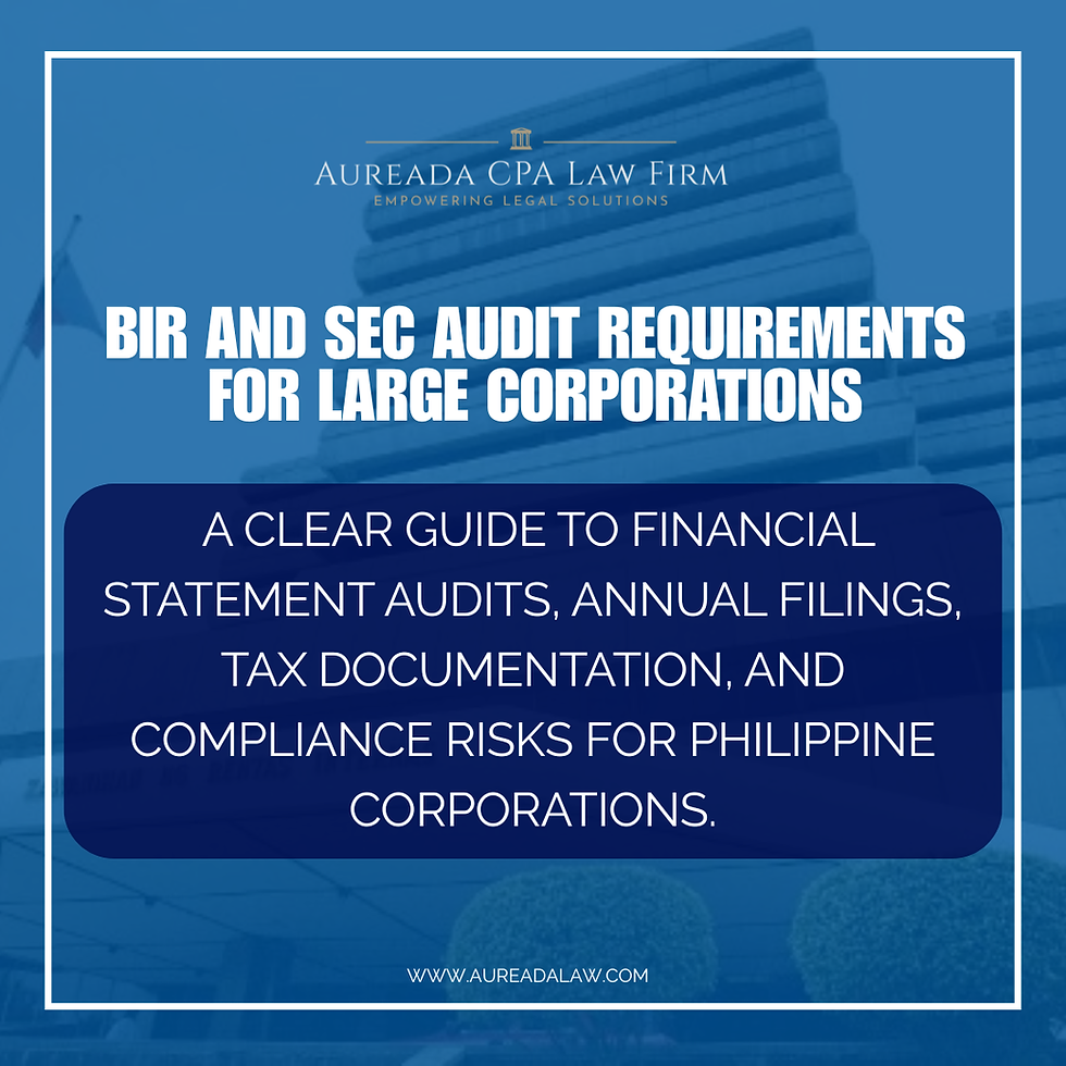 Audit Requirements for Large Corporations in the Philippines