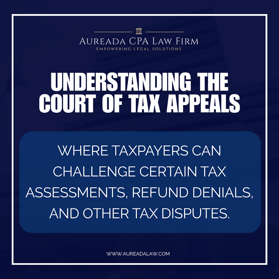 What Is the Court of Tax Appeals?