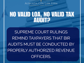 When Is a BIR LOA Invalid? Supreme Court Doctrines on Void Tax Audits in the Philippines