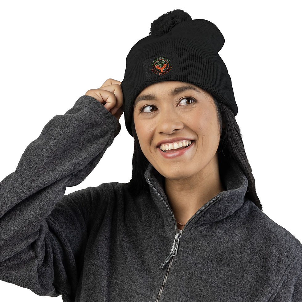 Thumbnail: Sacred Hand Embroidered Knit Cap
