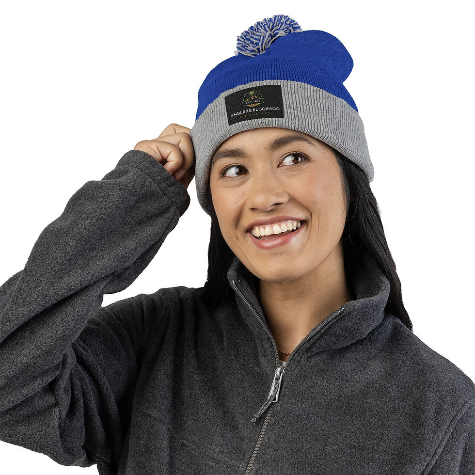 Thumbnail: Anglers Eldorado- Pom-Pom Knit Cap — Fisherman’s Beanie
