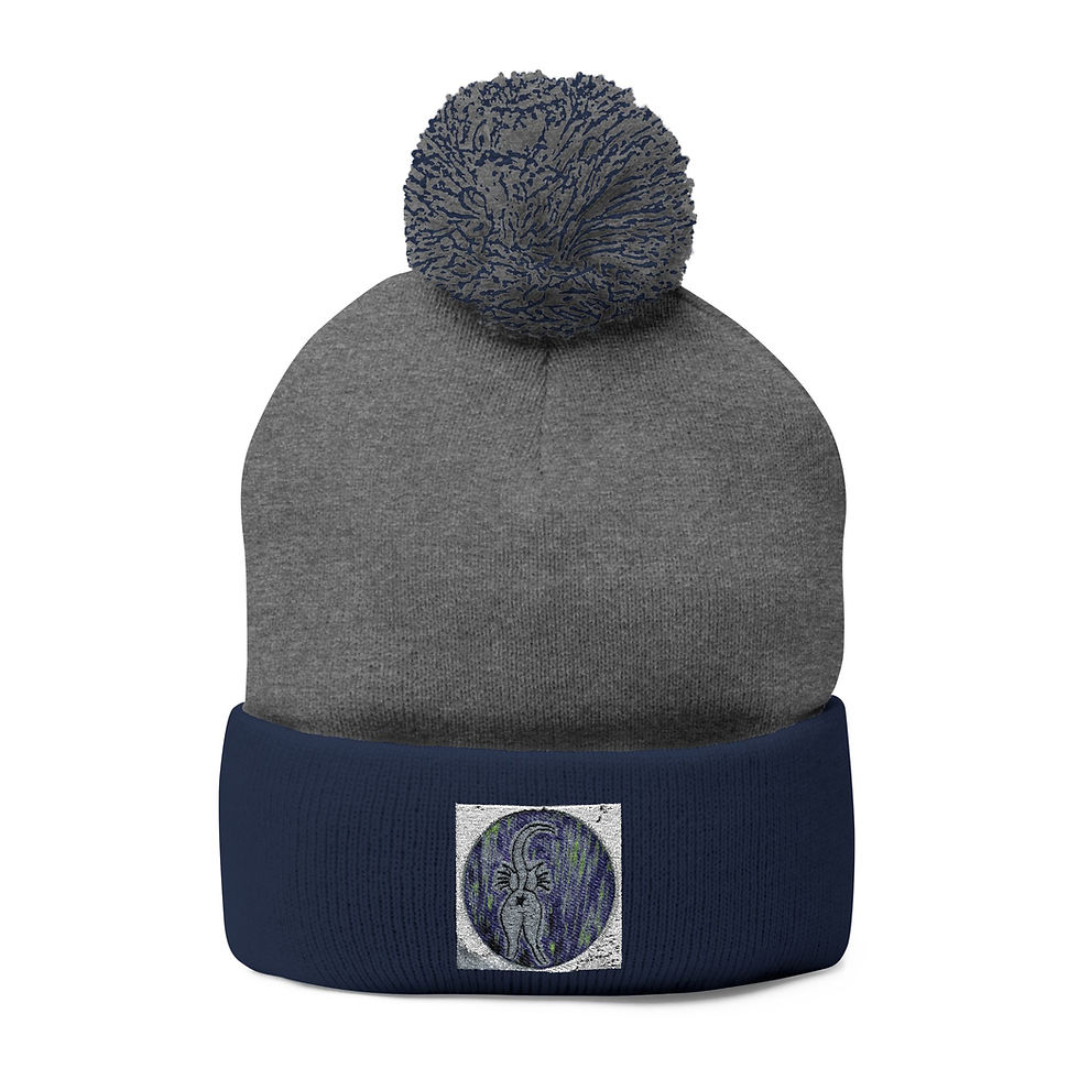 Thumbnail: Cat Lovers Unite Pom-Pom Beanie