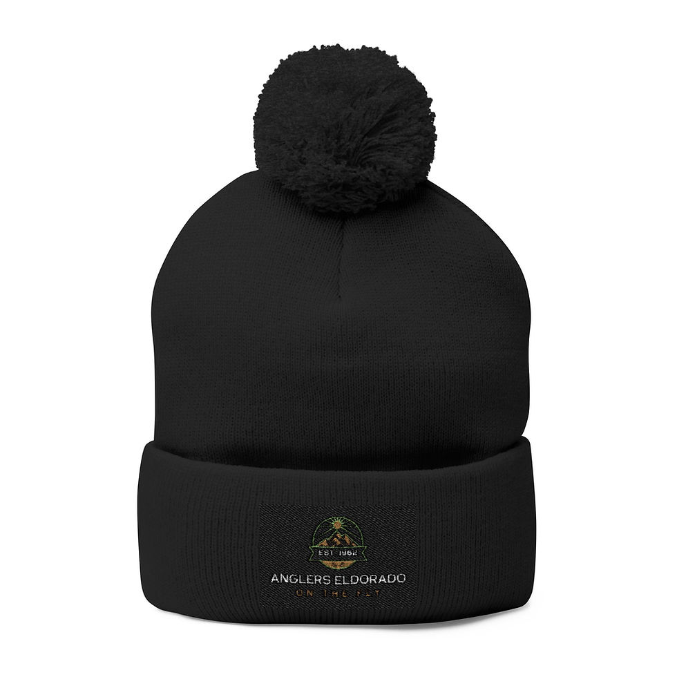 Thumbnail: Anglers Eldorado- Pom-Pom Knit Cap — Fisherman’s Beanie