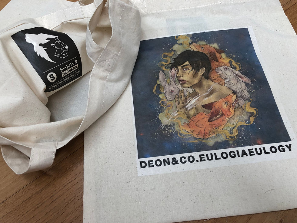 Thumbnail: NEWSPRINT TOTE BAG (S)