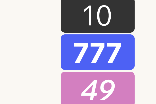 Numbers: Show Animated Stats banner