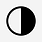 Full Site Black and White Only icon