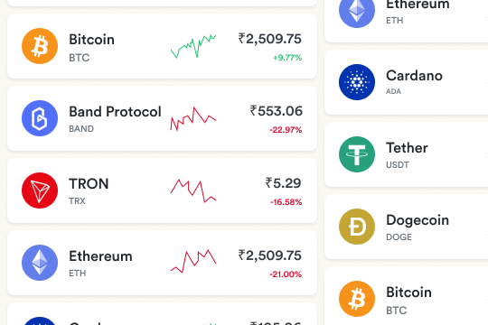 Crypto: Display Live Rates banner