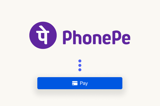 PhonePe Pay Button banner
