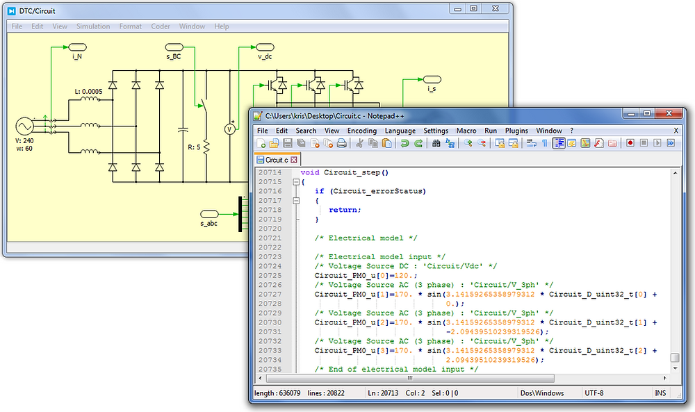 Plecs Script PLECS Coder