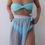 Thumbnail: Wrap Skirt with Aztec Trim