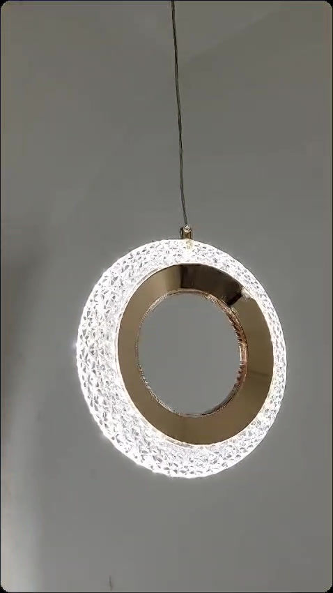 Miniatura: Pendente de Acrílico Dourado