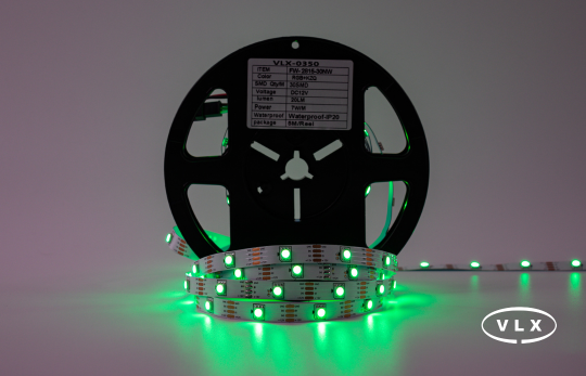 Miniatura: 12V 2815 IP20 30D RGB 5M