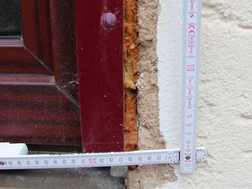 Fenster müssen in der richtigen Ebene eingebaut werden